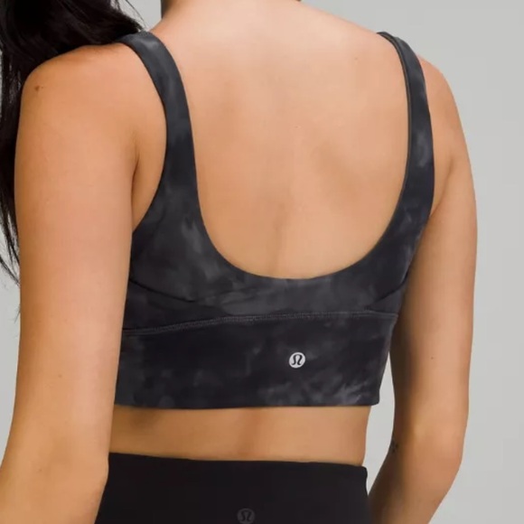 TWO Lululemon Align Bra B/C cup, Cheetah Camo Antique White Multi & Grey size 8 - Picture 3 of 16